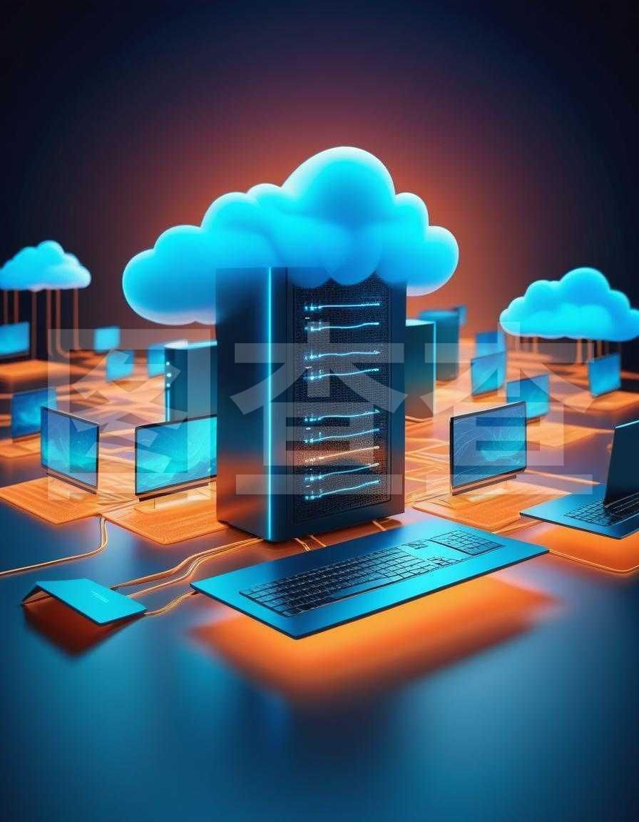 科技網絡連接圖